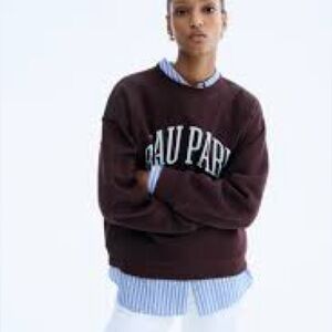 H&M Women's Brown Sweatshirt S